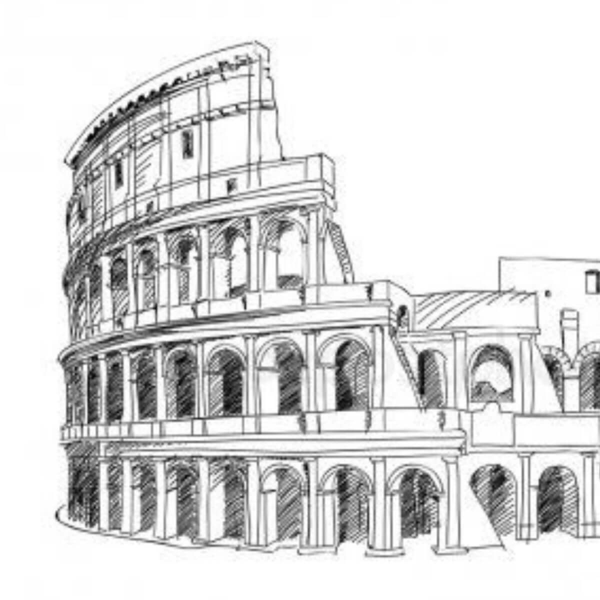 Jak narysować Koloseum ?