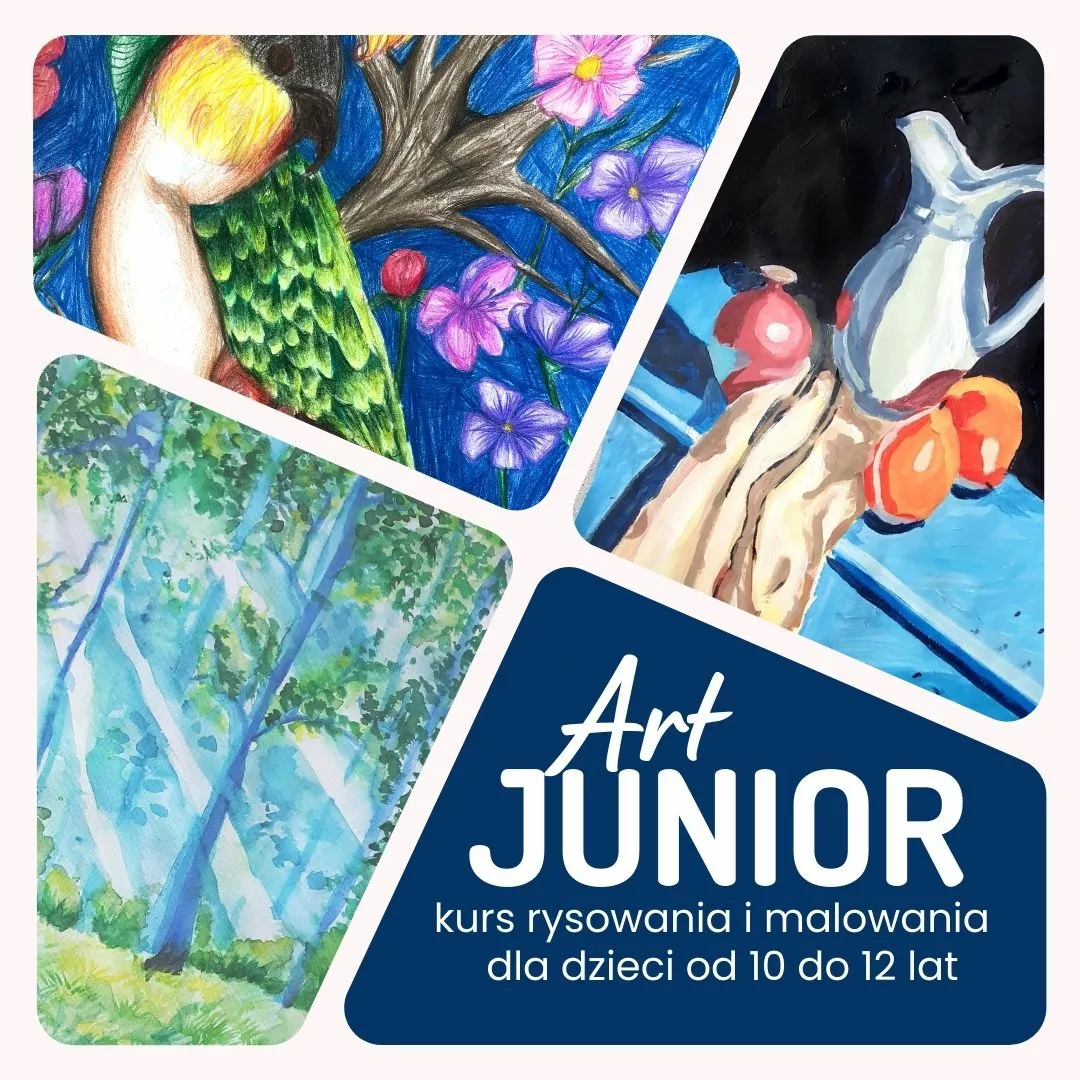 Art Junior Kurs rysowania i malowania dla dzieci od 9 do 12 lat